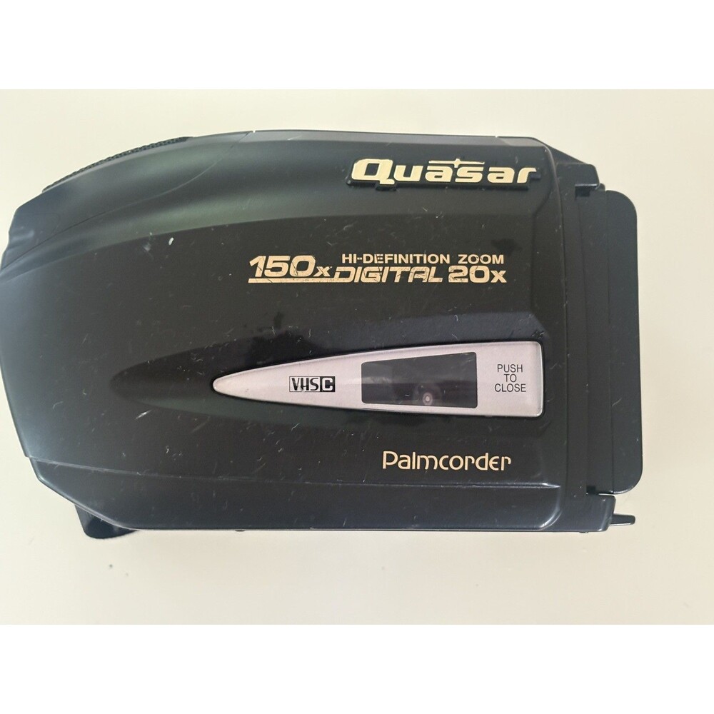 Quasar VM-D51 Palmcorder VHS-C Camcorder w/ Battery UNTESTED AS-IS Parts